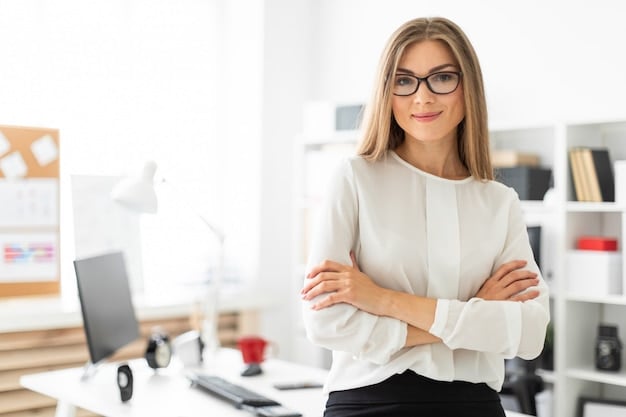 Confident Professional in Modern Office